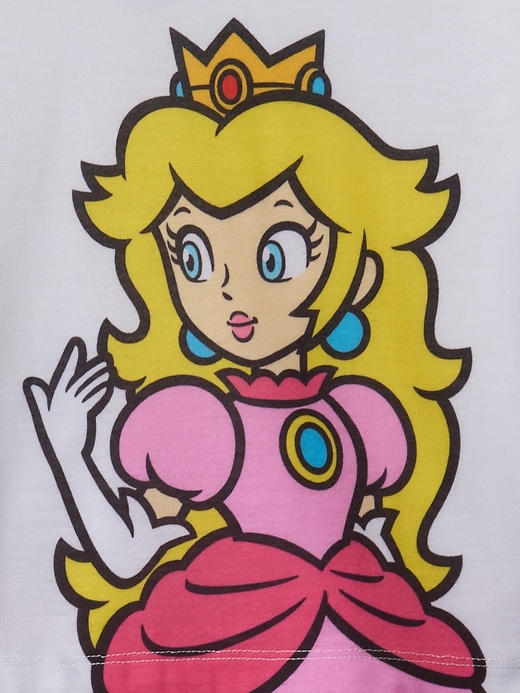 Image number 3 showing, Kids Princess Peach Cropped PJ Set