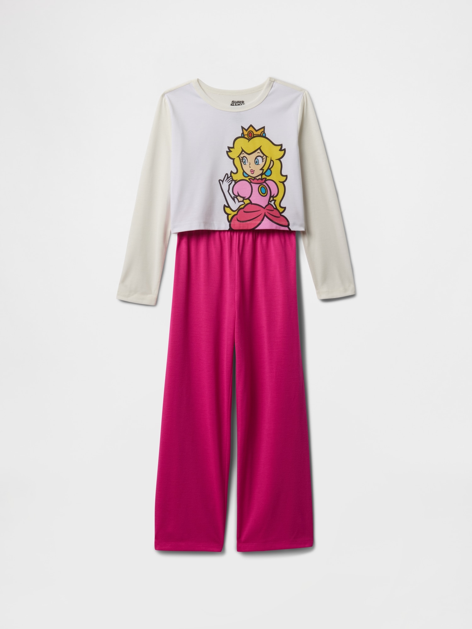 Kids Princess Peach Cropped PJ Set
