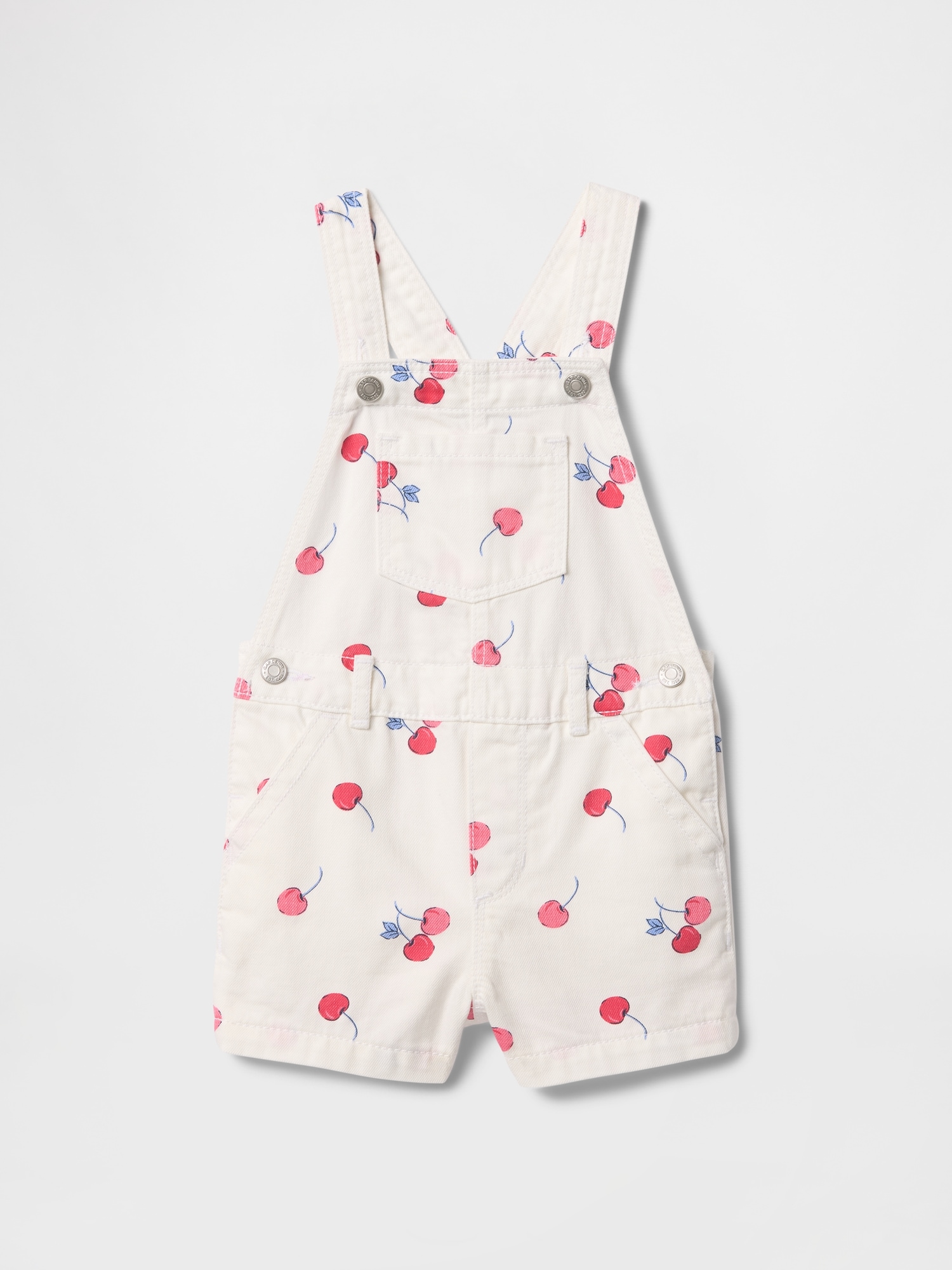 Baby & Toddler Denim Cherry Shortalls