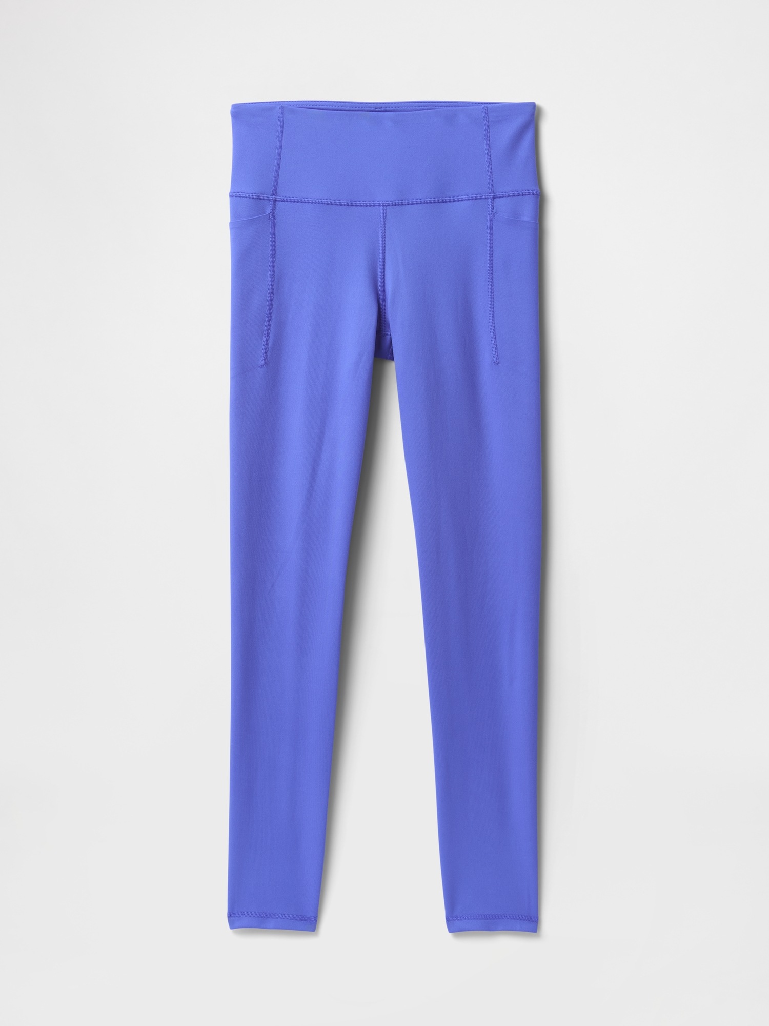 Gap Fit High Rise Power Full Length Leggings In Dazzling Blue