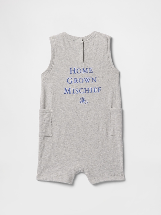 Image number 2 showing, Baby Peter Rabbit™ Pocket Shorty One-Piece