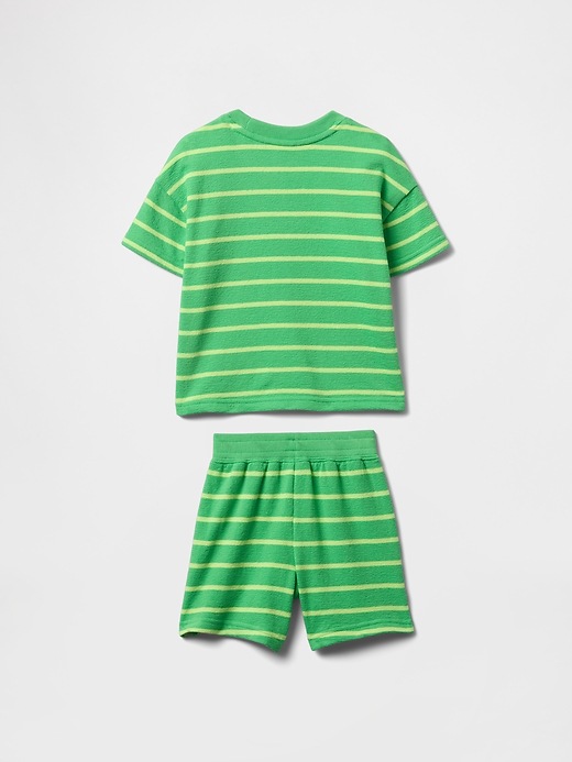 Baby & Toddler Textured Stripe Outfit Set