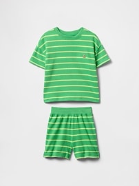 Baby & Toddler Textured Stripe Outfit Set
