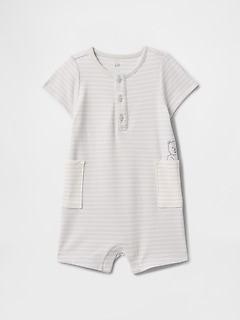 Baby Supima® Pocket Shorty One-Piece