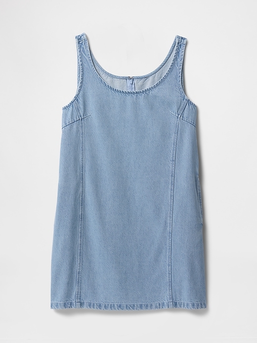 Image number 7 showing, UltraSoft Denim Mini Shift Dress