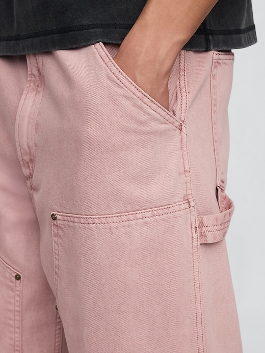 Image number 5 showing, UltraSoft Double-Knee Carpenter Baggy Jeans