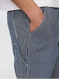 UltraSoft Denim Stripe Straight Carpenter Jeans