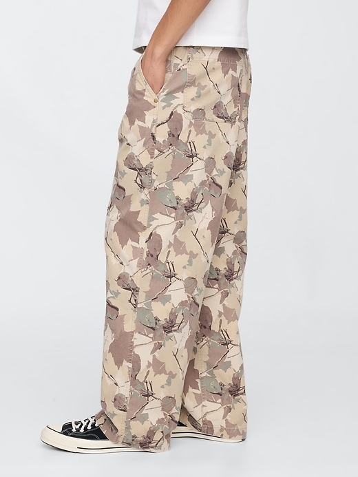 Image number 3 showing, Twill Camo Utility Khakis
