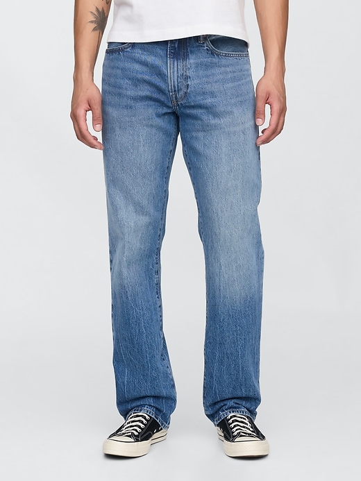 Image number 2 showing, Relaxed Straight Jeans