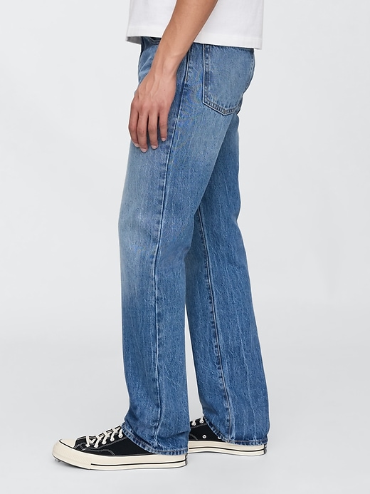 Image number 3 showing, Relaxed Straight Jeans