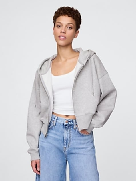 VintageSoft Full-Zip Wedge Hoodie