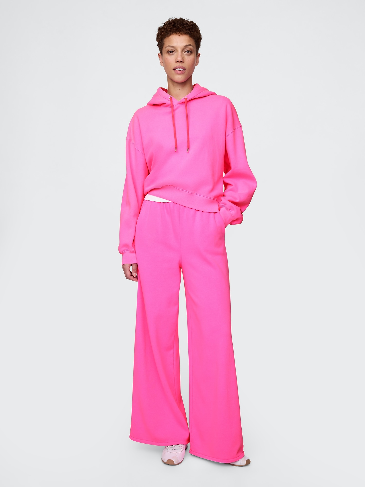 VintageSoft Baggy Wide-Leg Sweatpants | Gap