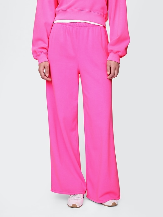 Image number 2 showing, VintageSoft Baggy Wide-Leg Sweatpants