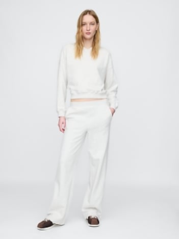 Heavyweight French Terry Seamed Straight Sweatpants