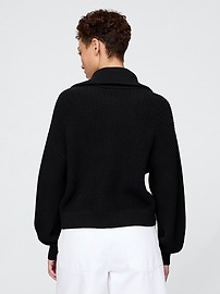 100% Cotton Half-Zip Pullover Sweater