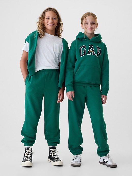 Image number 2 showing, Kids VintageSoft Athletic Logo Hoodie