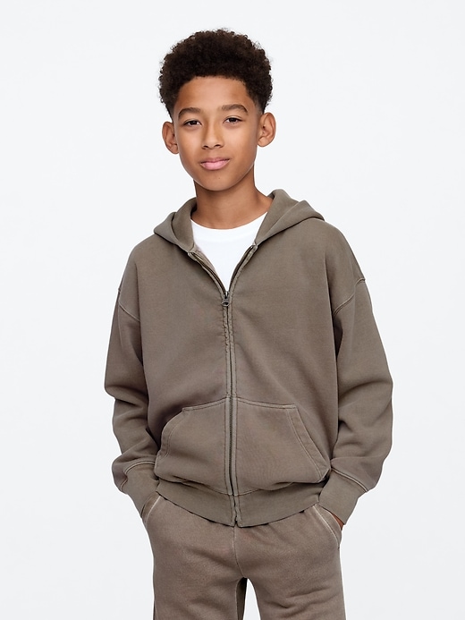 Image number 2 showing, Kids VintageSoft Zip Hoodie