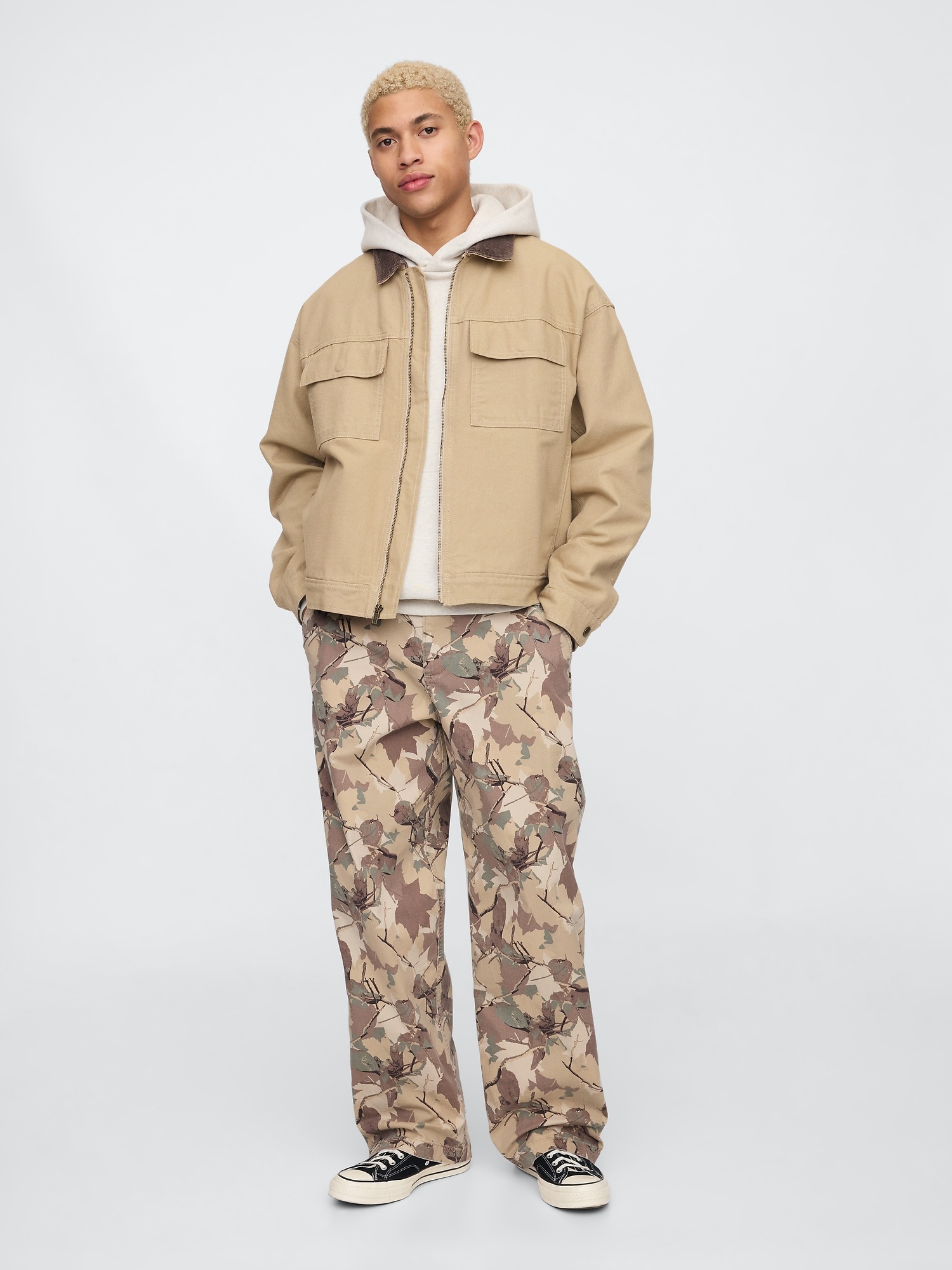 Gap Twill Camo Utility Khakis In Camo
