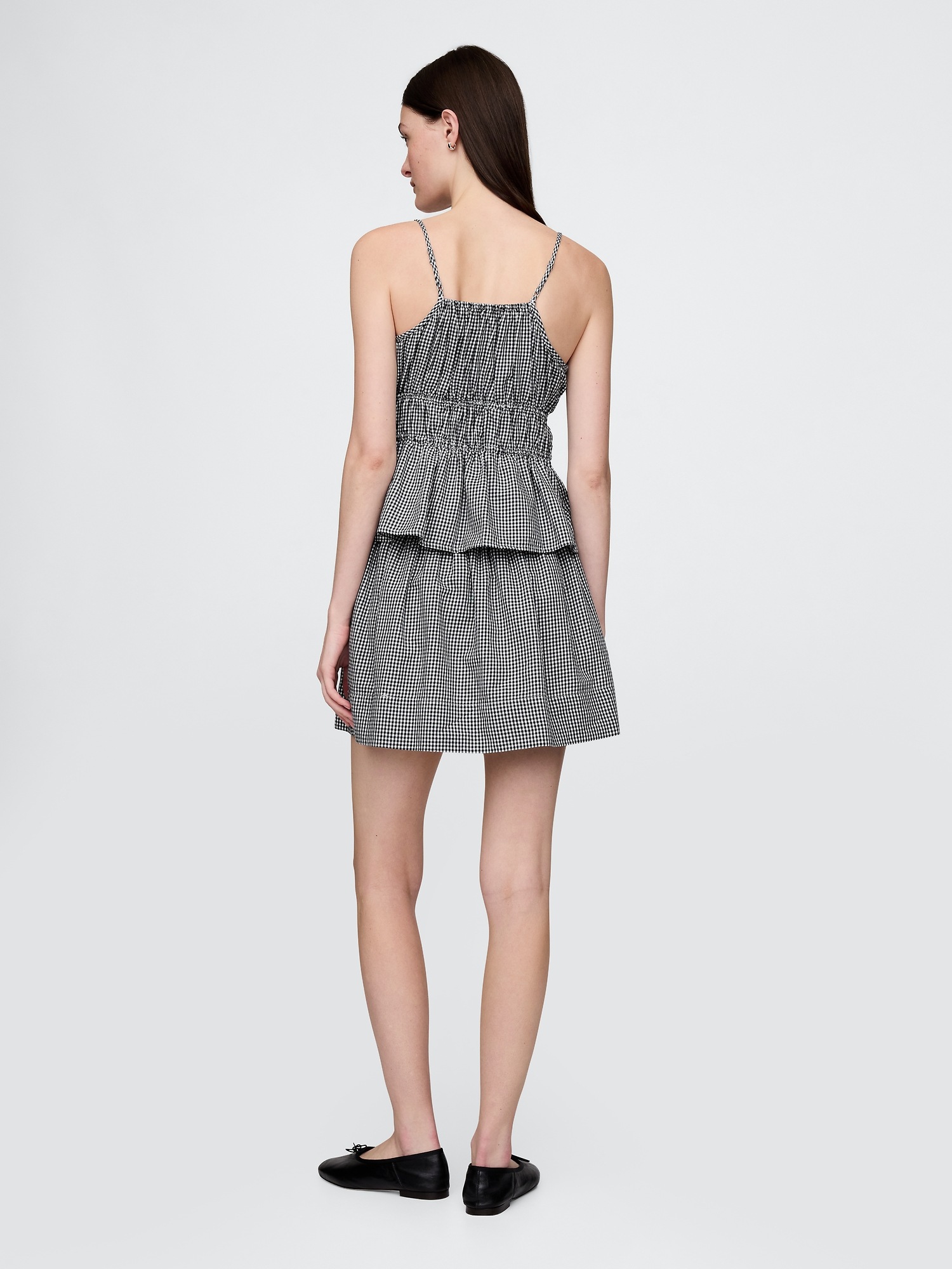 Женские юбки Gap Smocked Mini Skirt — фото 2