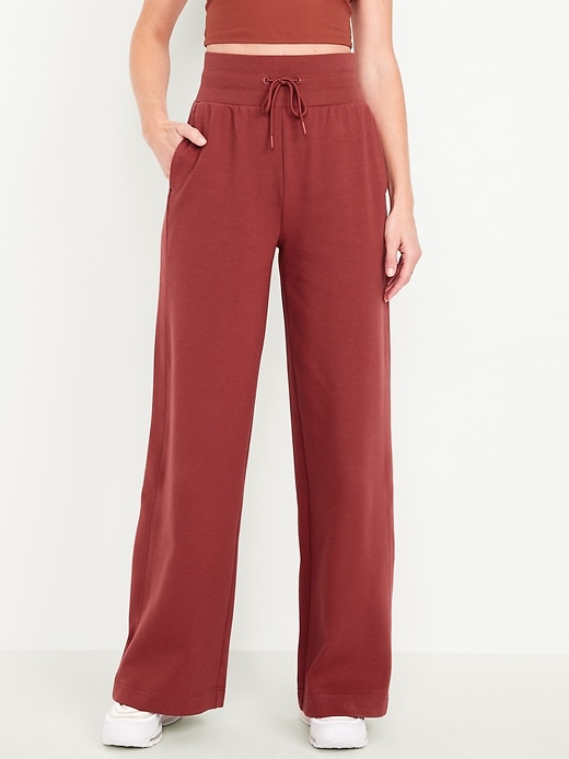 Dynamic Fleece Wide-Leg Pants
