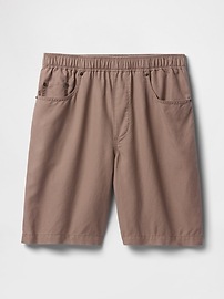 Linen-Cotton Easy Shorts