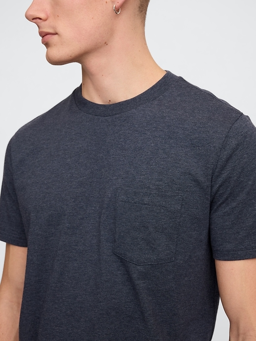 Image number 4 showing, Organic Cotton Pocket T-Shirt