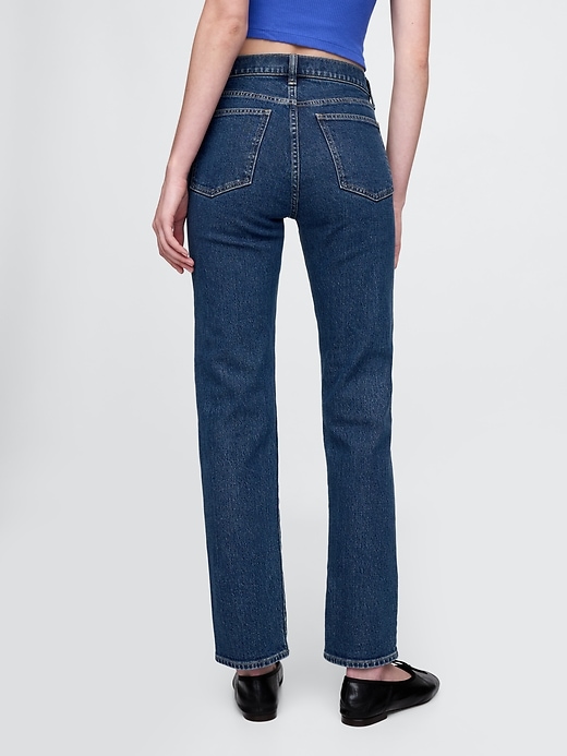 Image number 4 showing, High Rise '90s Straight Jeans