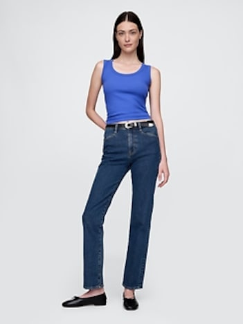 High Rise '90s Straight Jeans