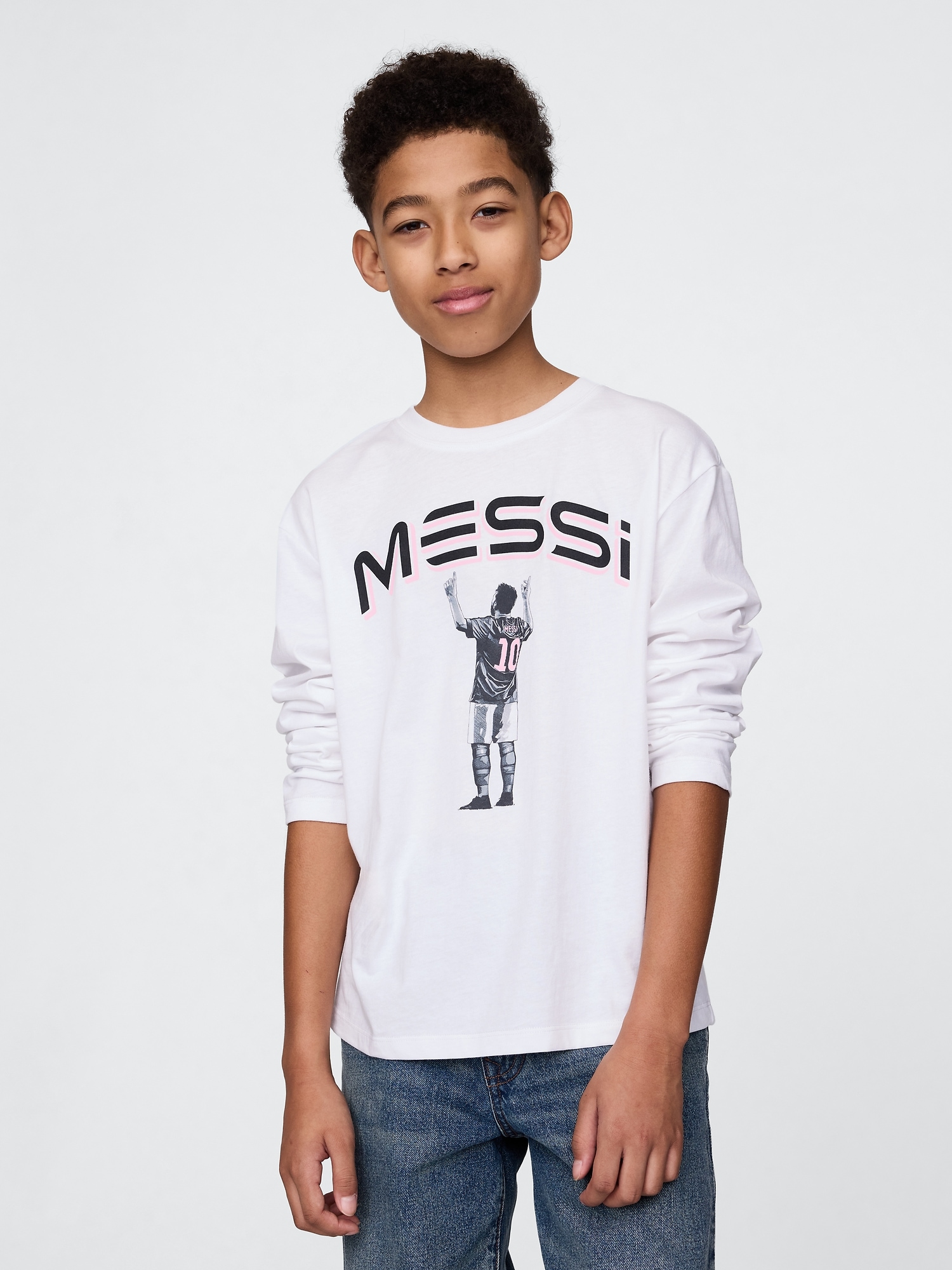 Kids Messi Graphic T-Shirt