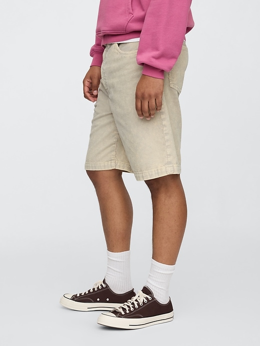 Image number 3 showing, Washed Corduroy Shorts
