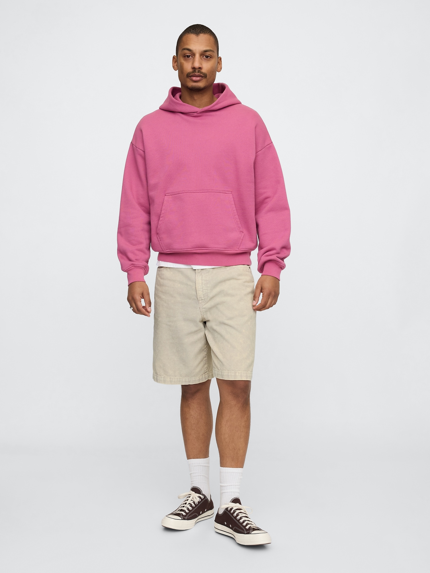 Washed Corduroy Shorts