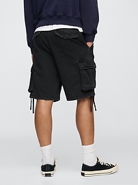 Twill Cargo Baggy Shorts