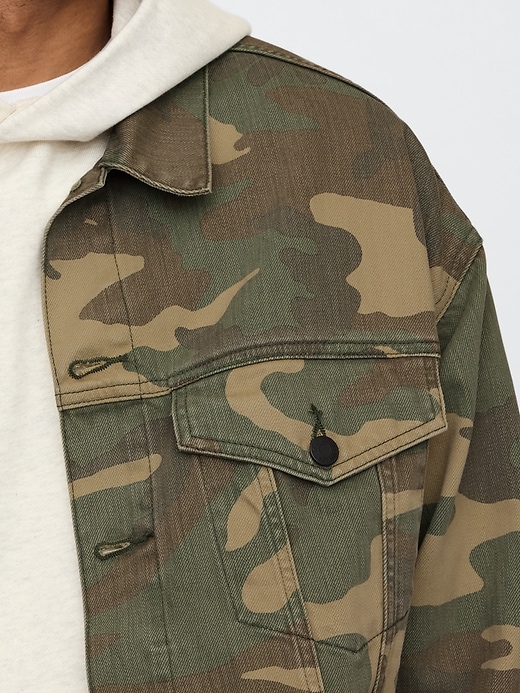 Image number 4 showing, Camo Icon Denim Jacket