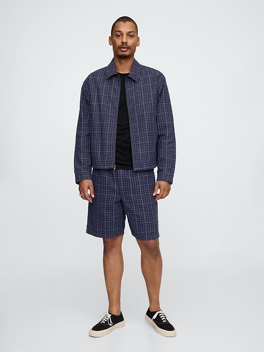 Image number 1 showing, 9" Linen-Cotton Easy Shorts