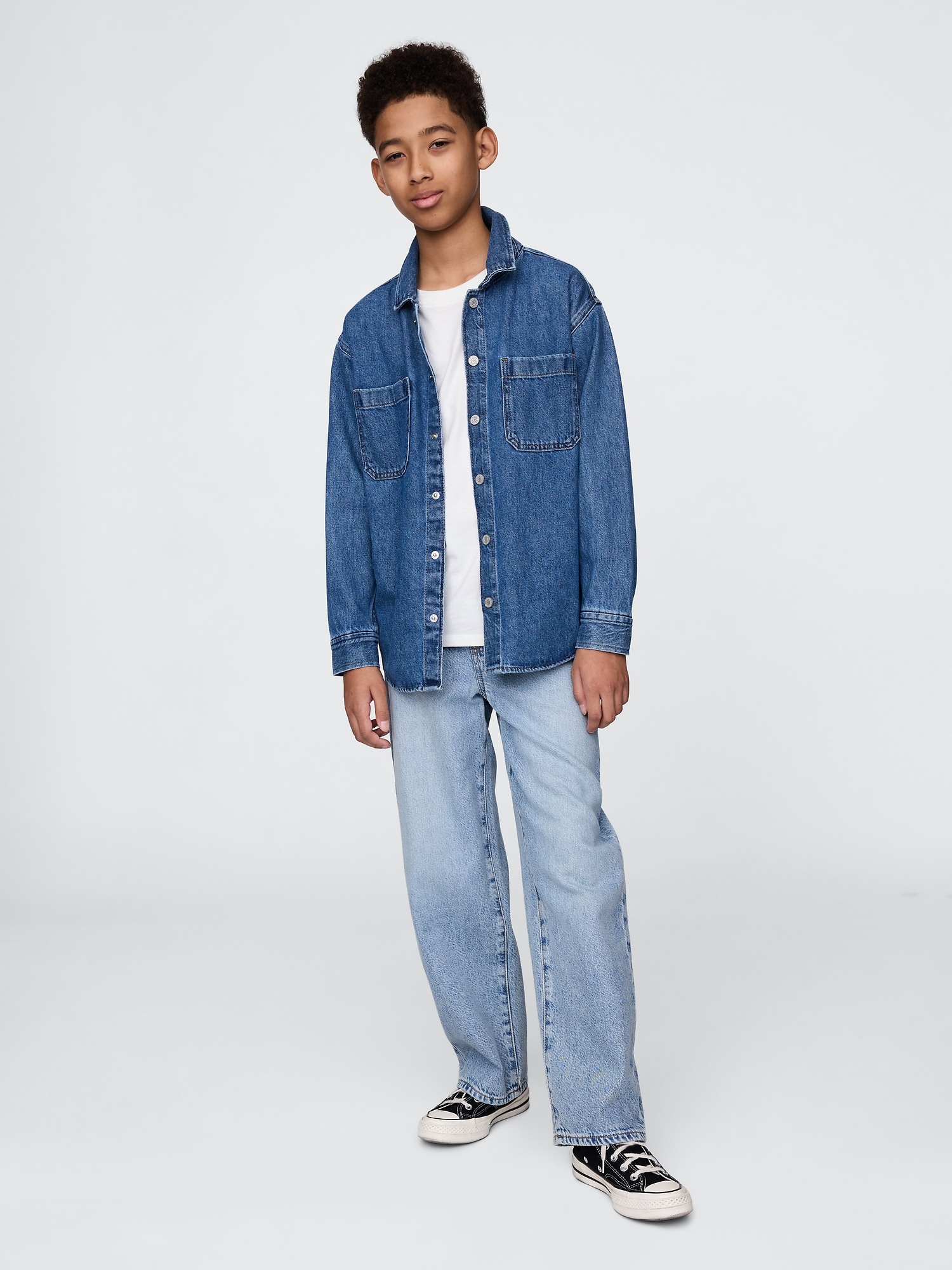 Детские джинсы Gap Kids UltraSoft Pull-On Baggy Jeans