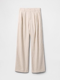 365 High Rise Linen-Blend Trousers