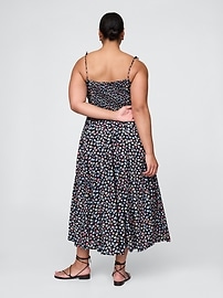 Tie-Strap Cami Midi Dress