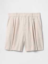 365 High Rise Linen-Blend Shorts