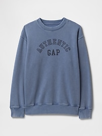 Navy Crew Neck Logo Sweatshirt