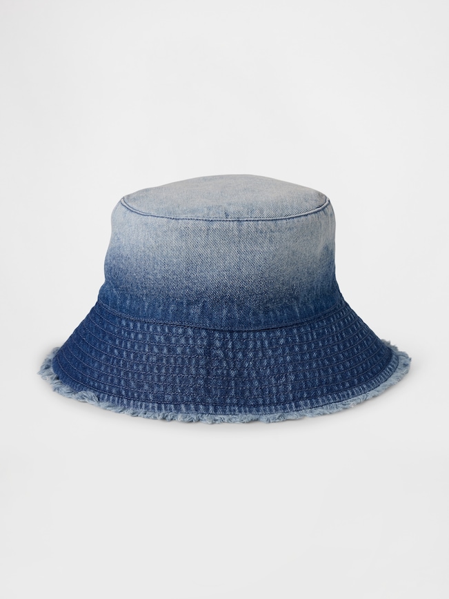 Kids Ombre Denim Bucket Hat