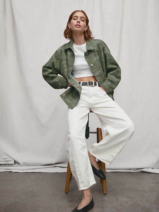Image number 8 showing, High Rise UltraSoft Horseshoe Jeans
