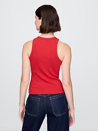 Modern Rib Halter Tank Top