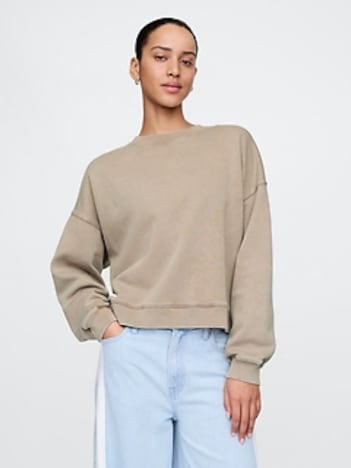 VintageSoft Wedge Crewneck Sweatshirt