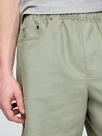 Linen-Cotton Easy Shorts