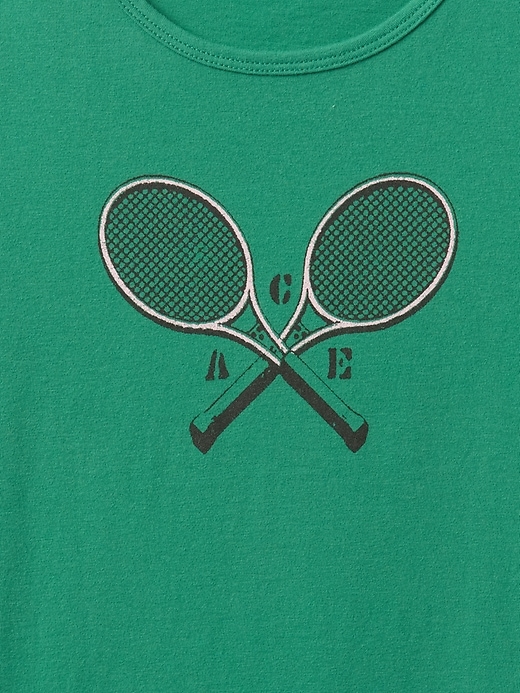 Image number 4 showing, Cropped Graphic T-Shirt