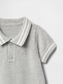 Baby Polo Sweater Shorty One-Piece
