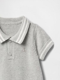 Baby Polo Sweater Shorty One-Piece
