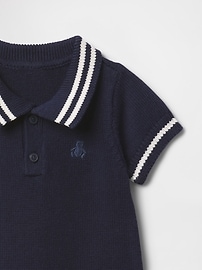 Baby Polo Sweater Shorty One-Piece