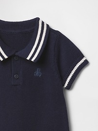 Baby Polo Sweater Shorty One-Piece