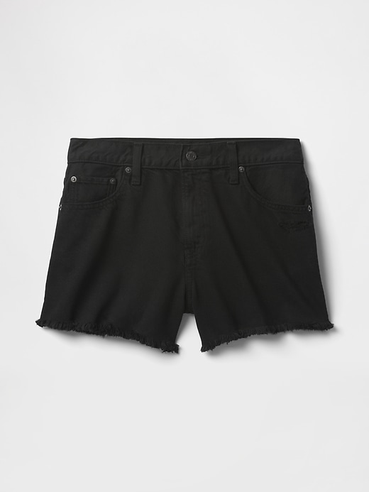 Image number 7 showing, 4" Mid Rise UltraSoft Relaxed Cutoff Shorts